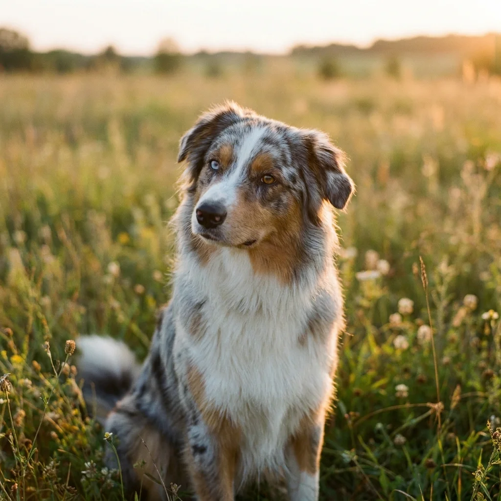 Australian Shepherd Ein Anfall aus dem Nichts