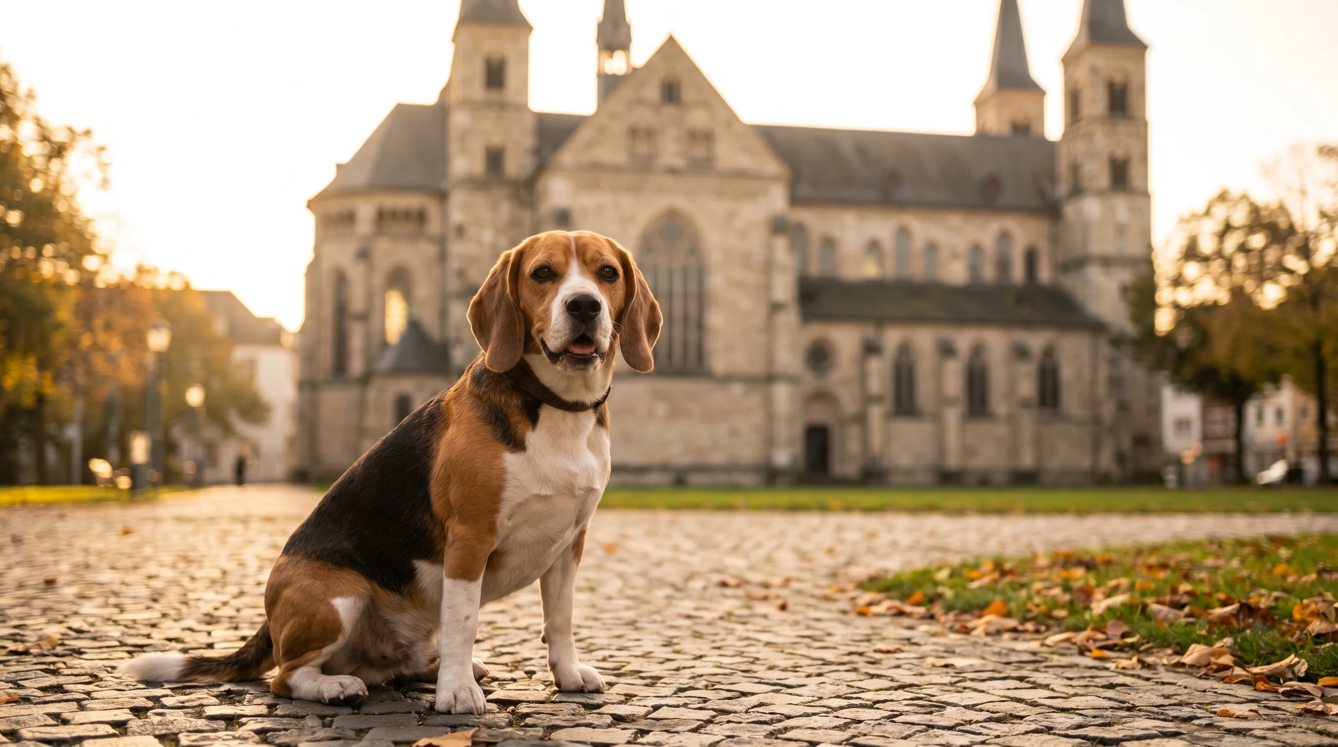 Hund in Bonn