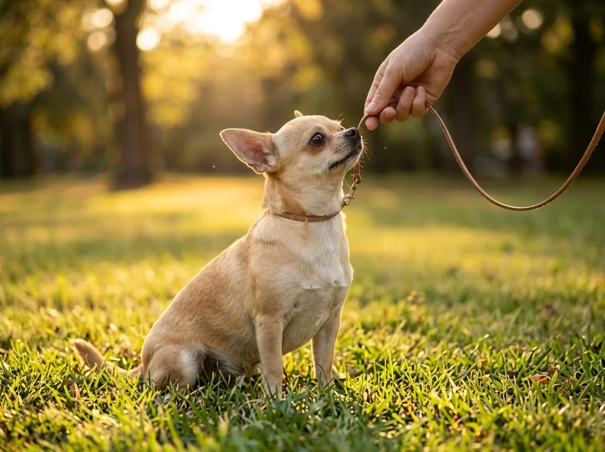 Chihuahua beim Training