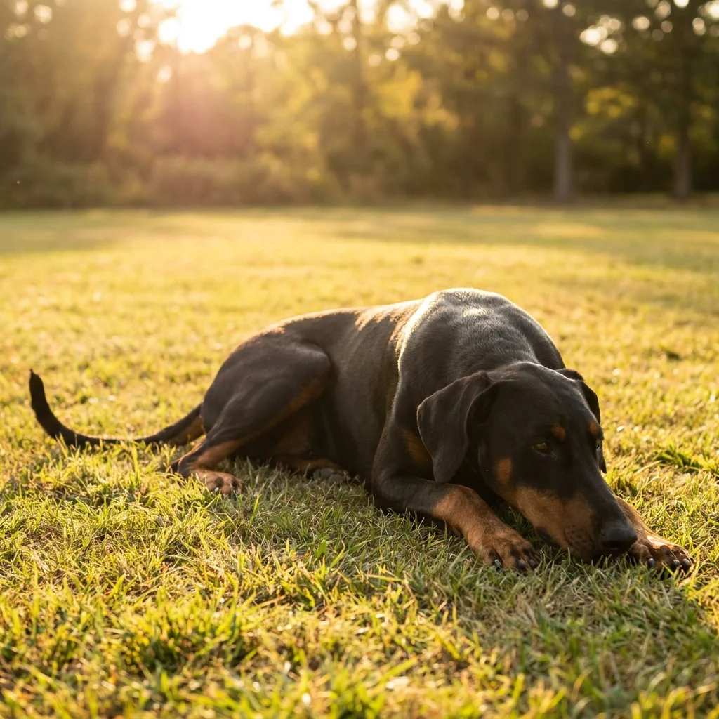 Dobermann Das Herz schwächelt, oft jahrelang unbemerkt