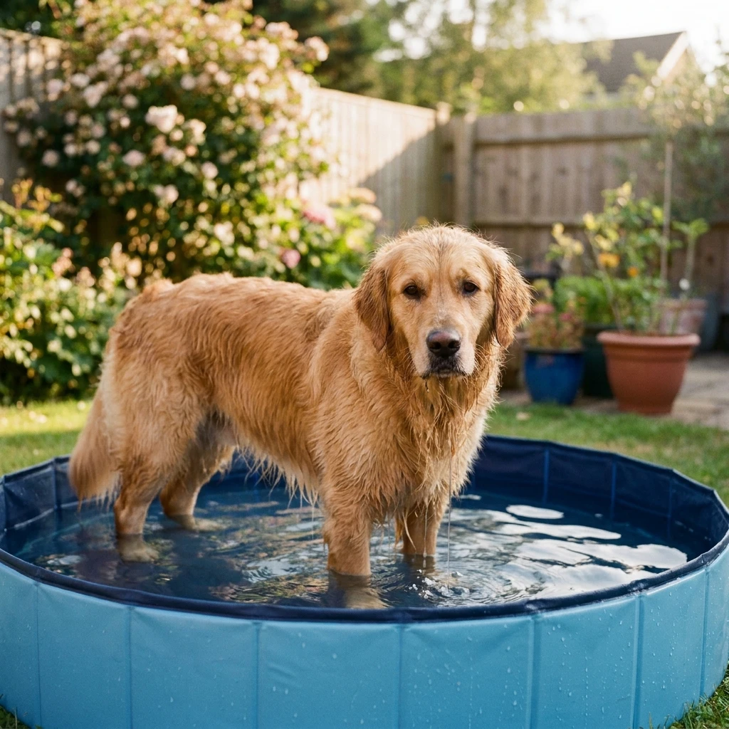 Hundepool für heiße Tage