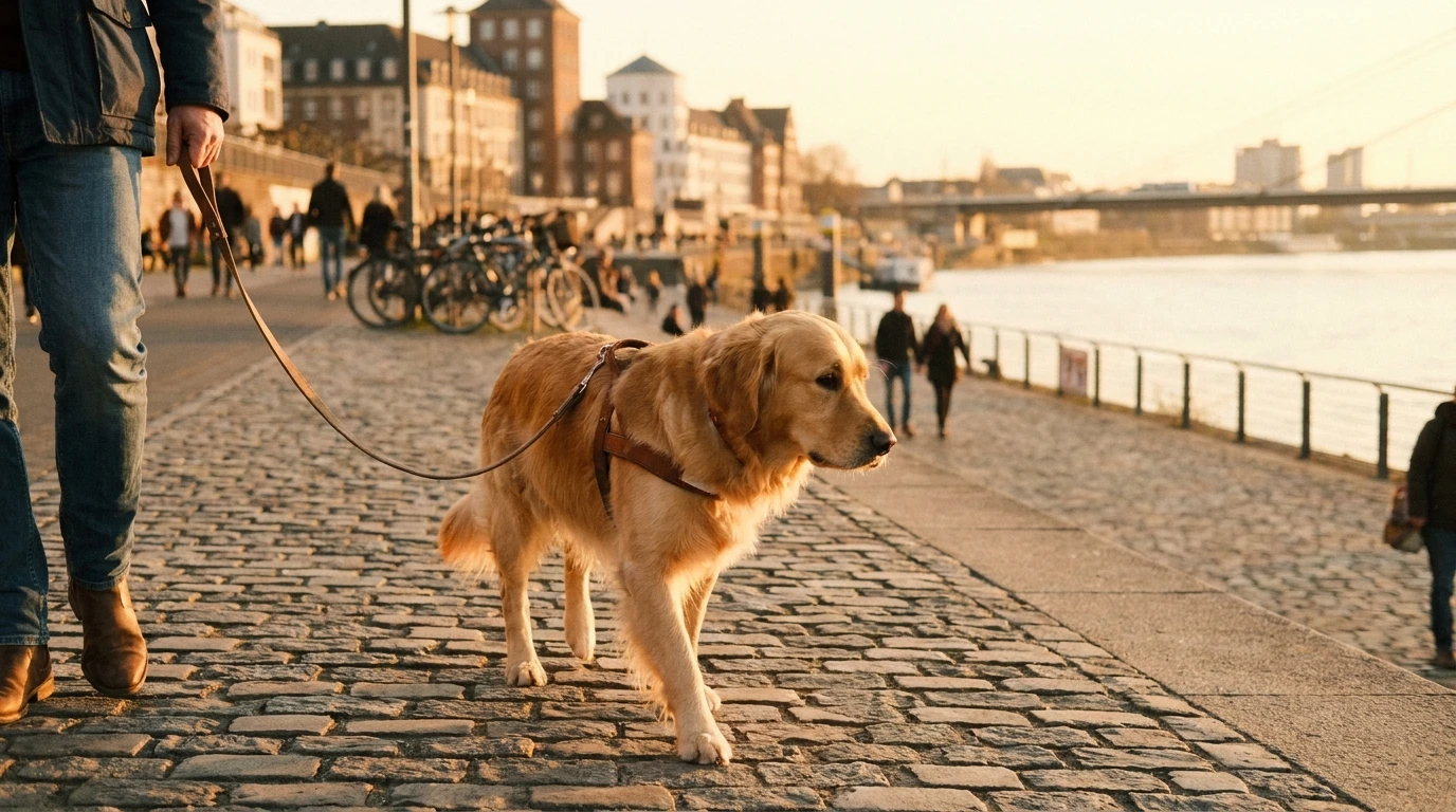 Hund und Halter in Düsseldorf