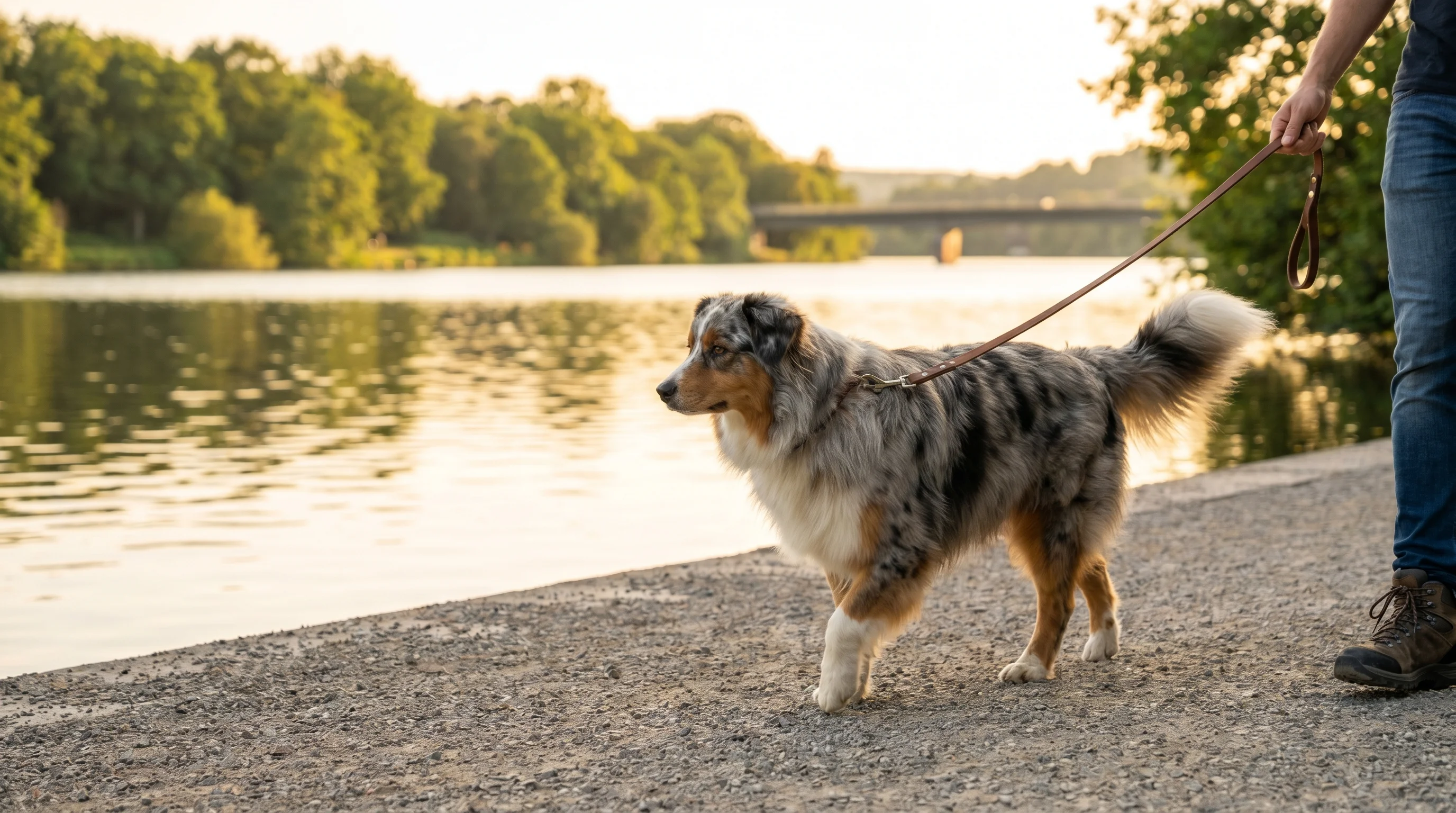 Hund und Halter in Essen