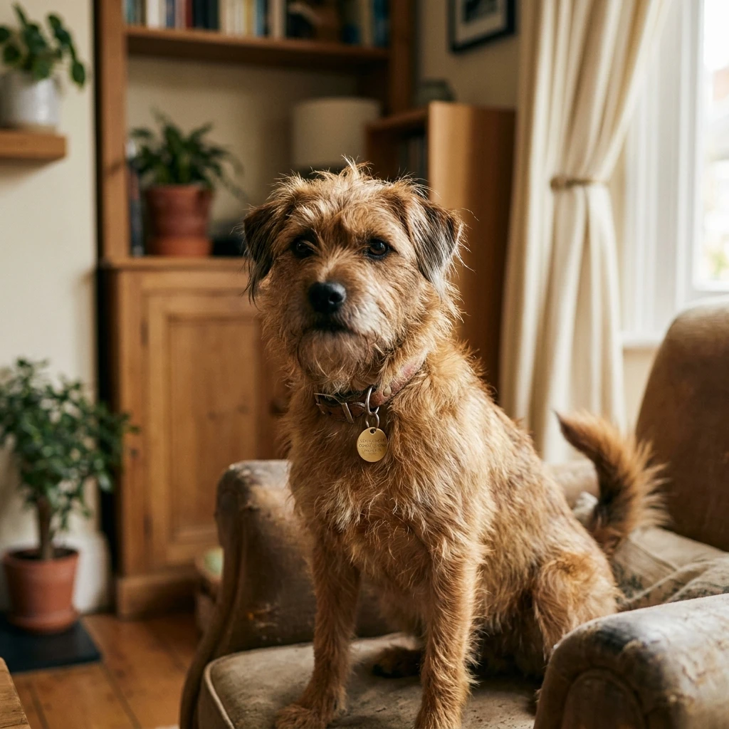 Hundemarke mit Adresse