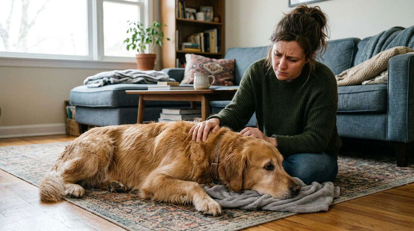 Golden Retriever Er ist plötzlich so müde