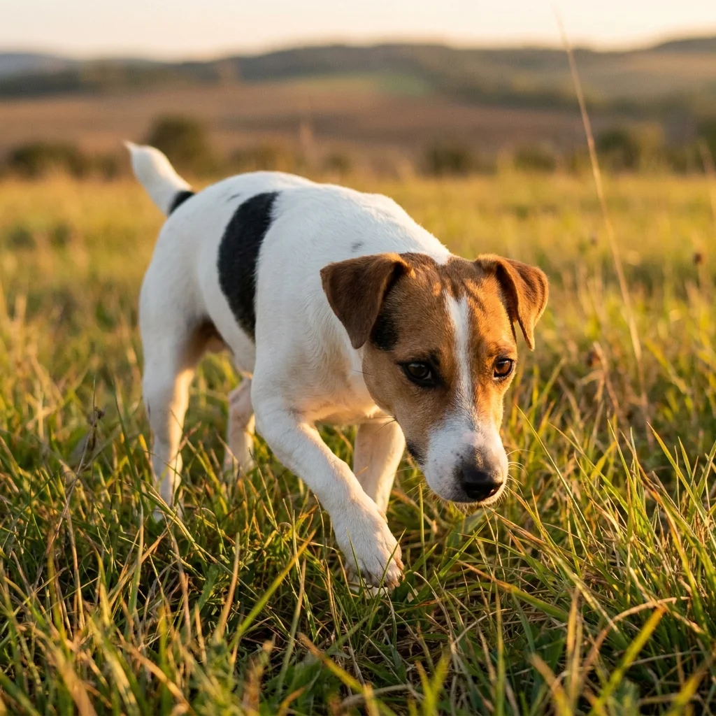 Jack Russell Terrier Plötzlich trübt das Auge