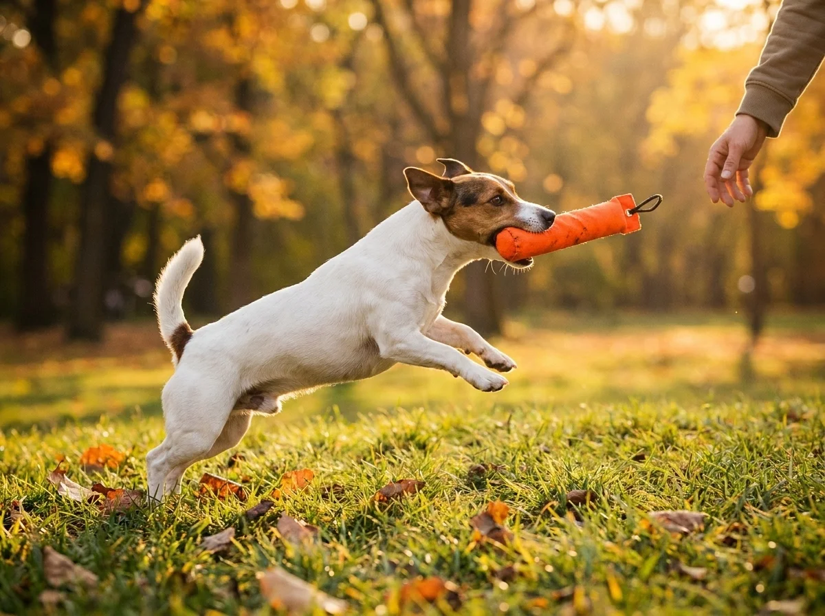 Jack Russell Terrier beim Training