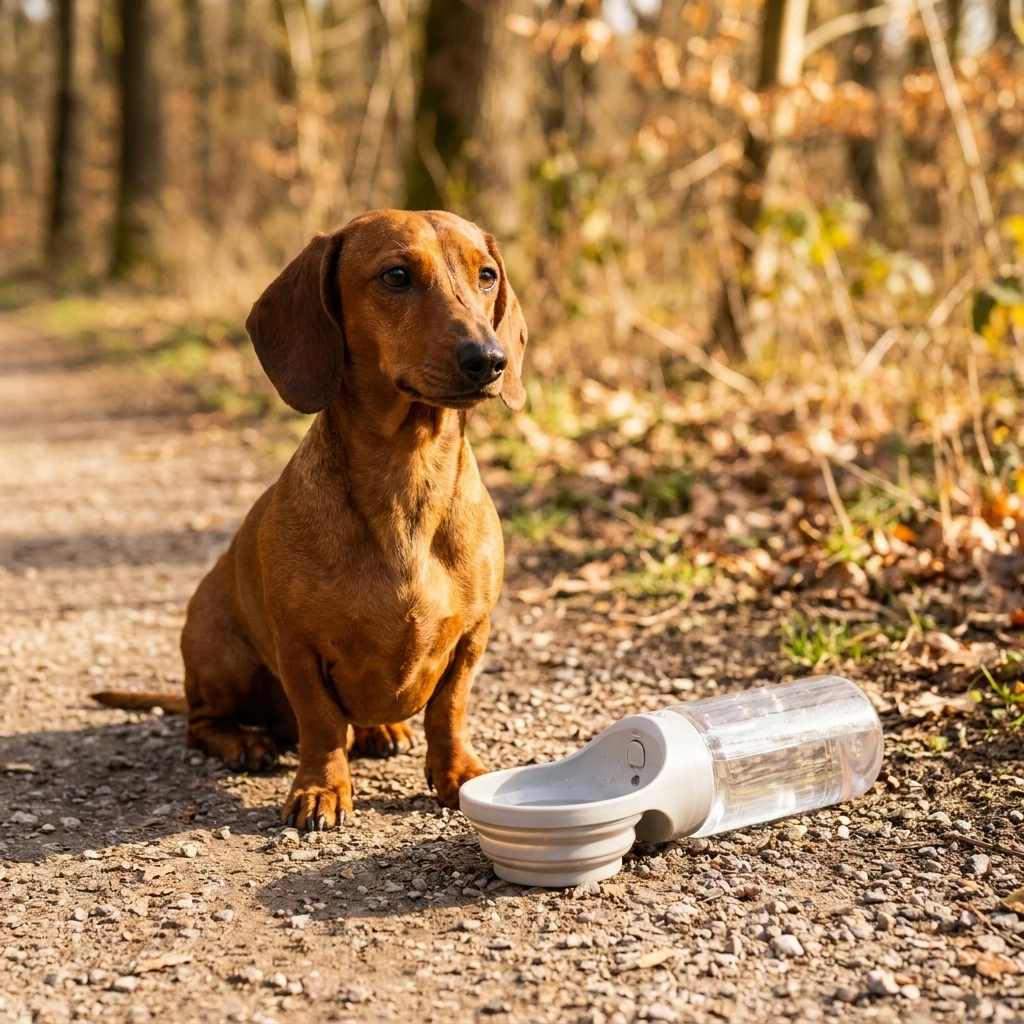 Trinkflasche für die Rheinufer-Runde
