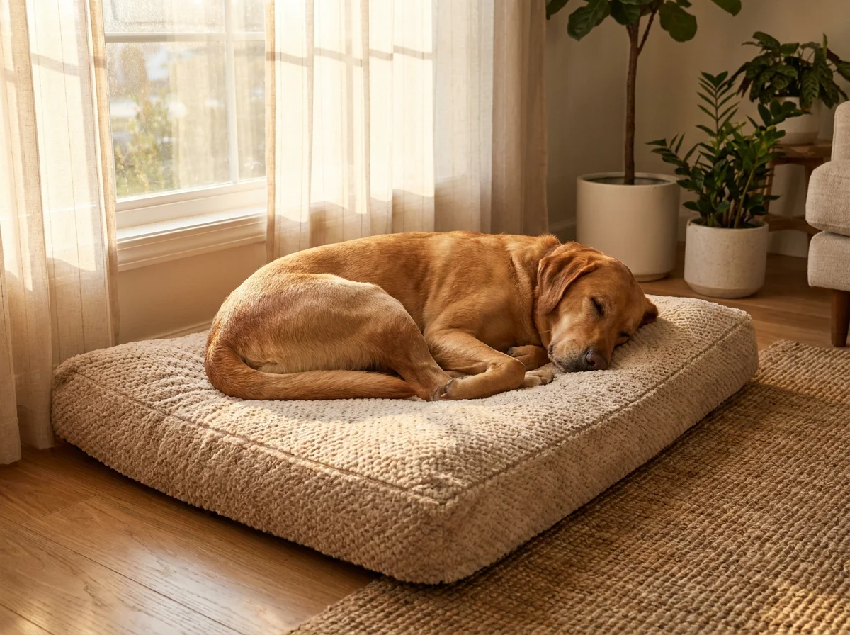 JOYELF Orthopädisches Hundebett Memory Foam XXL – waschbarer Bezug