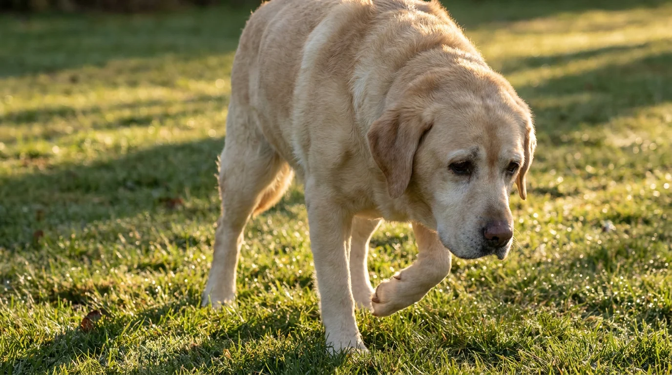 Labrador Retriever Er hinkt seit Wochen