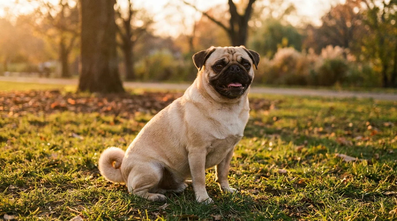 Mops Portrait