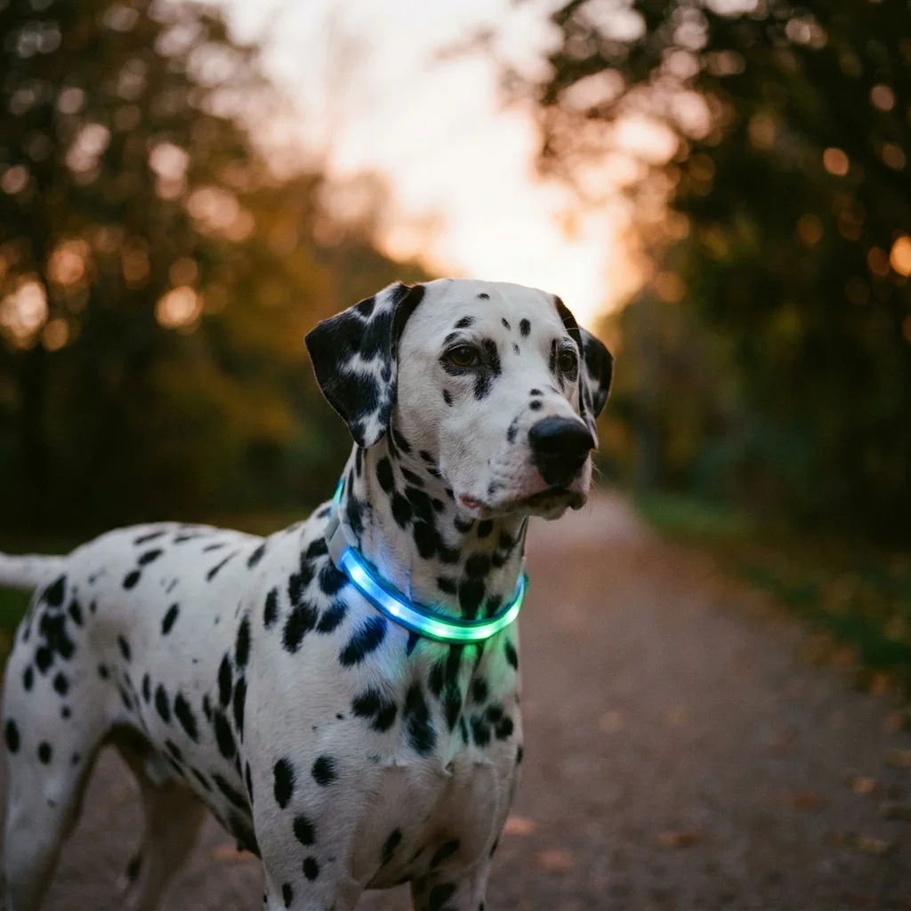 LED-Halsband für die Fahrradstadt