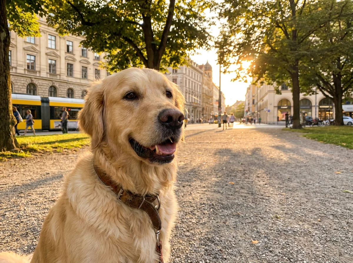 Hund im Stadtpark