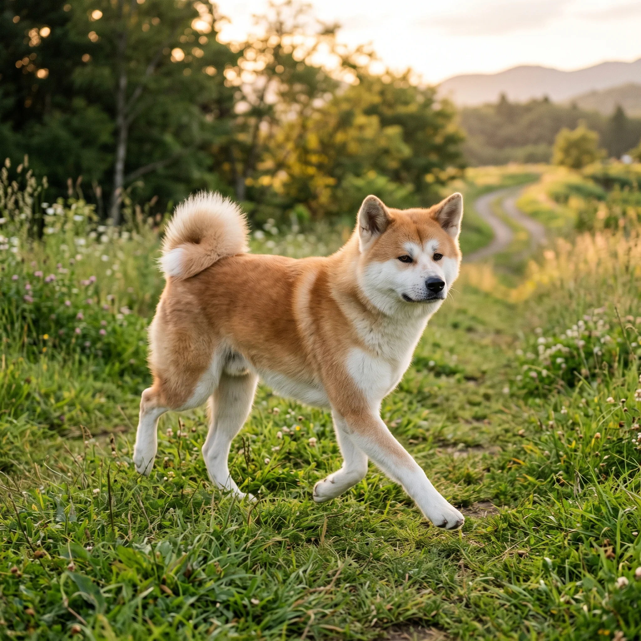 Akita Das Fell wird schütter und schuppig