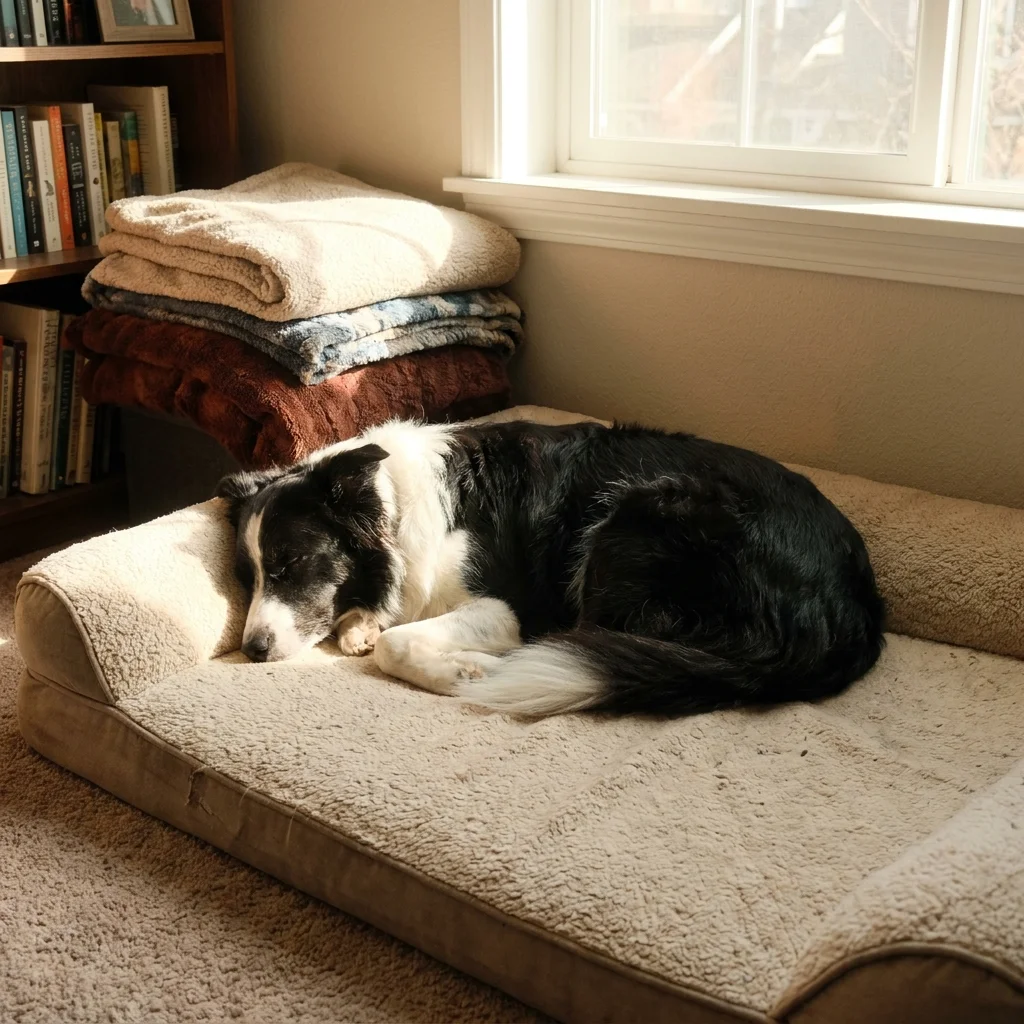 Orthopädisches Hundebett, entlastet die Gelenke
