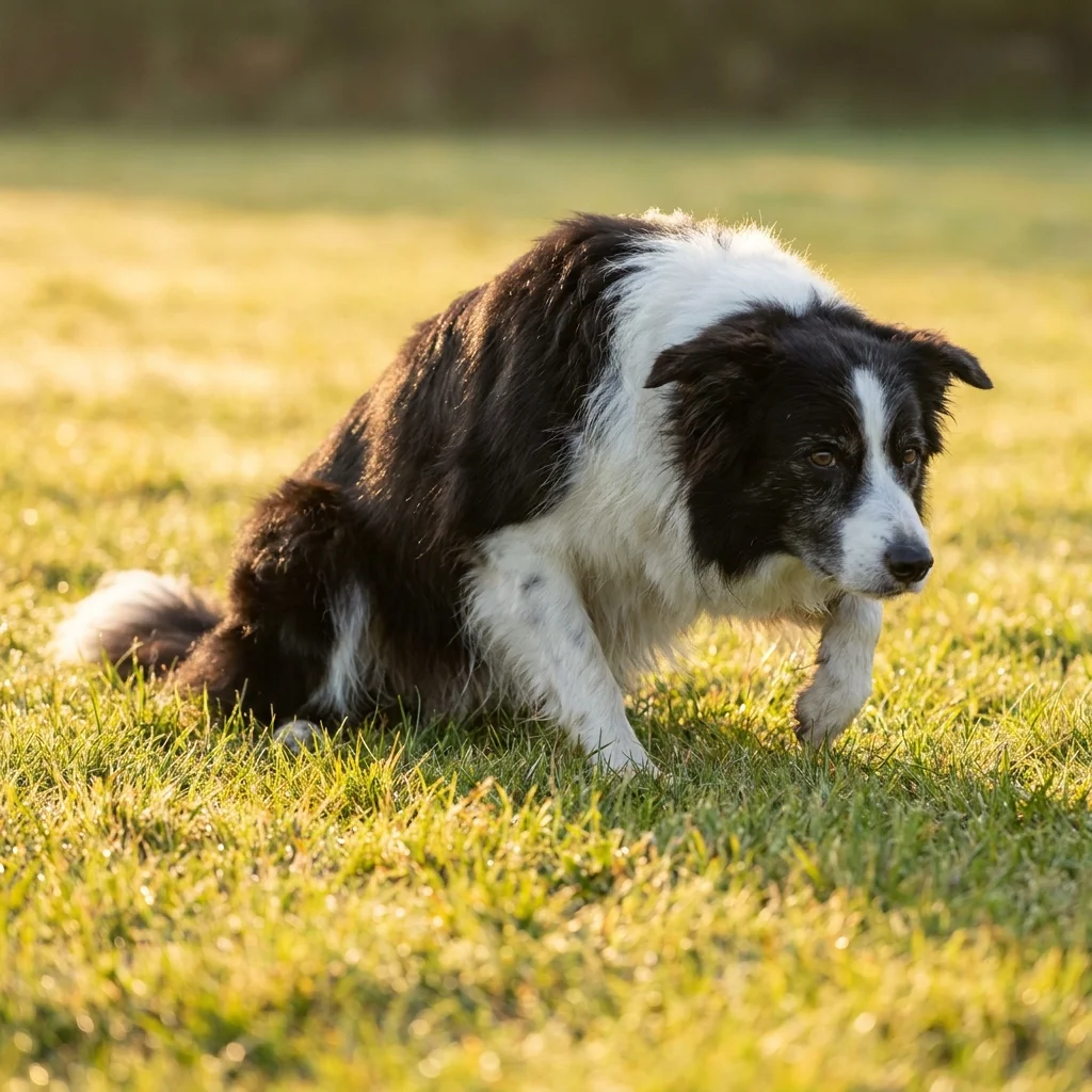 Border Collie Der Hütehund wird langsamer
