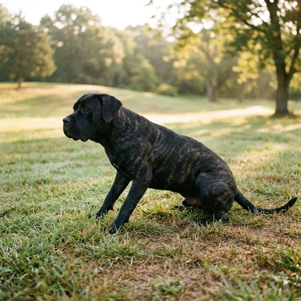 Cane Corso Hinten will er nicht mehr hoch