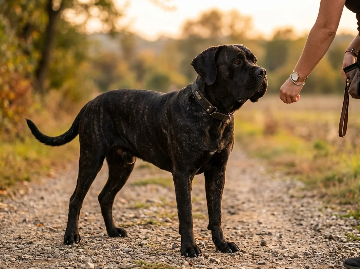 Cane Corso beim Training