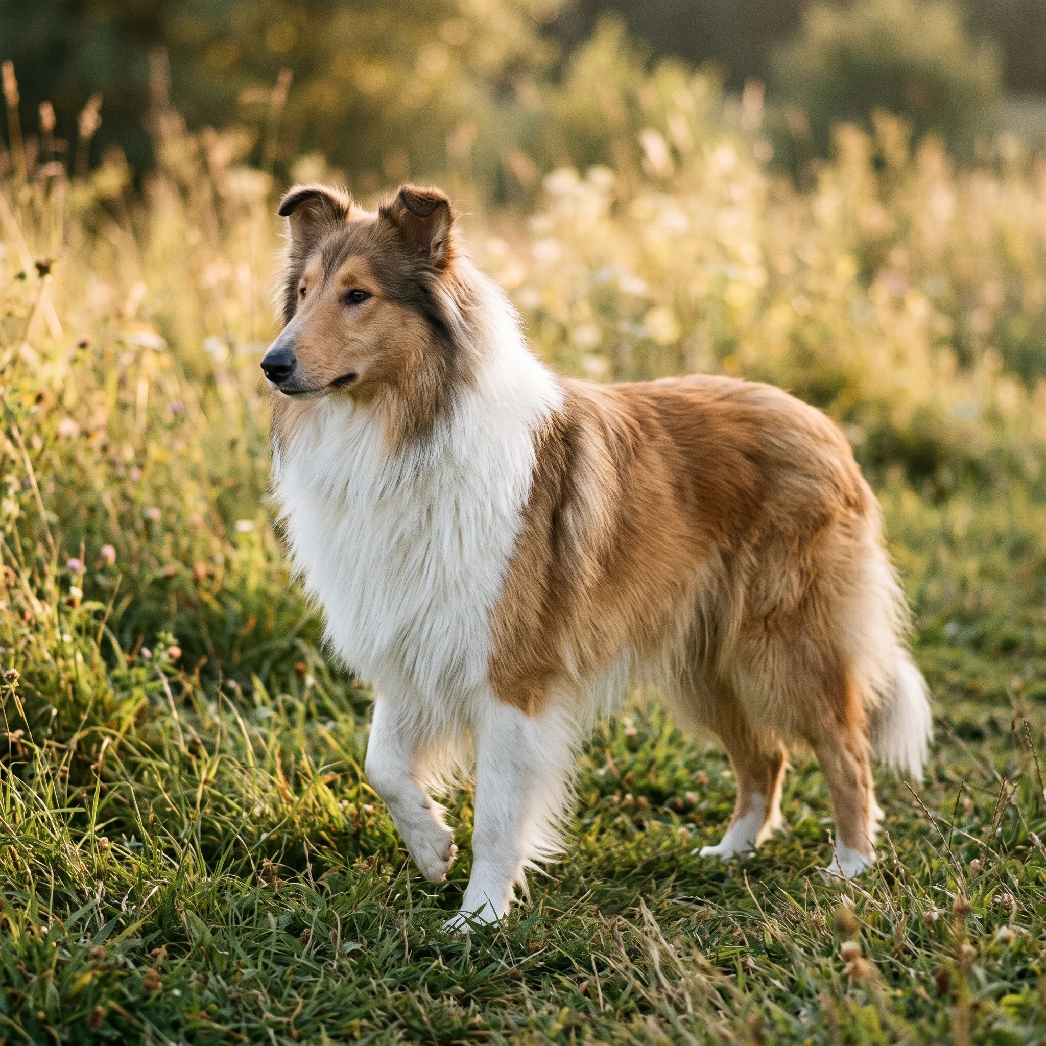 Collie (Langhaar) Die Hinterhand wird schwächer
