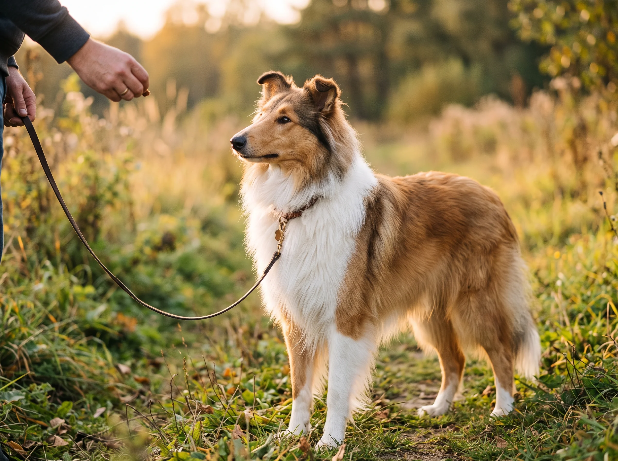 Collie (Langhaar) beim Training