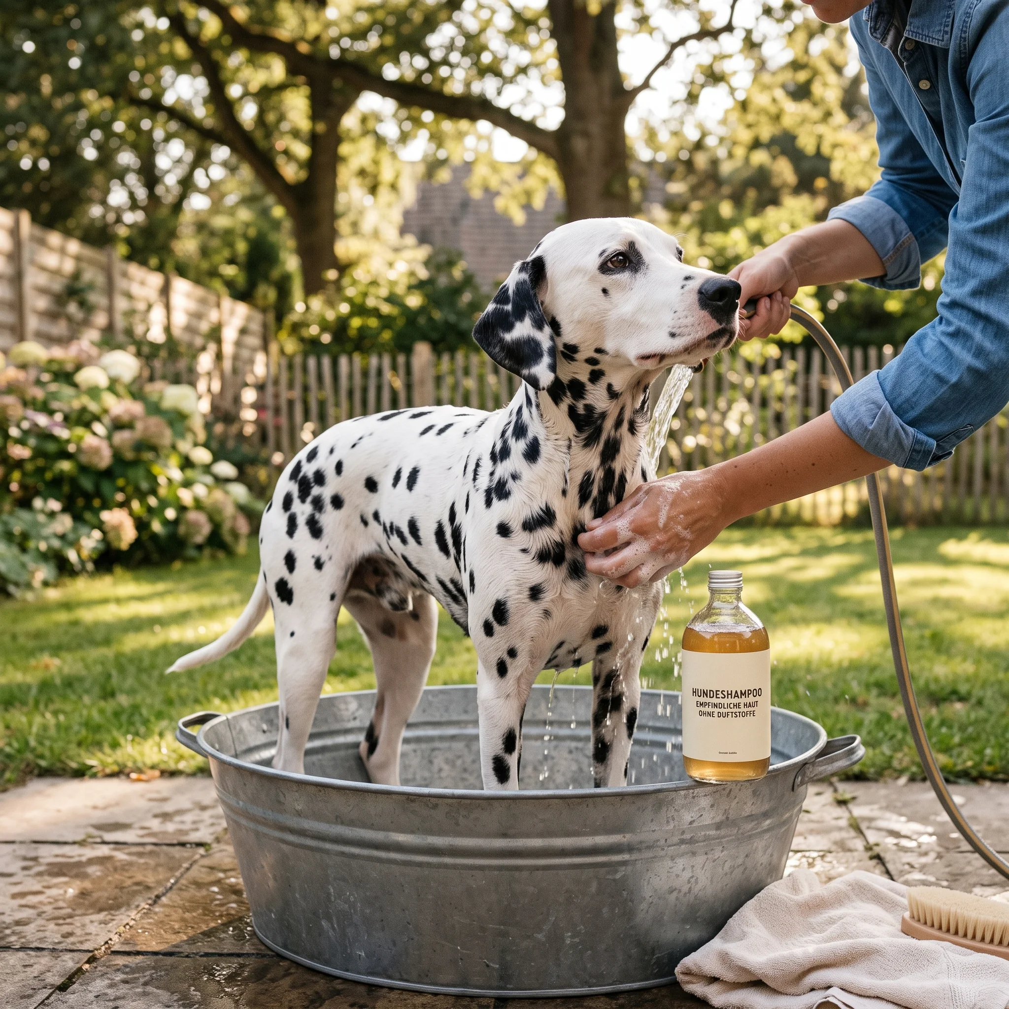 Sanftes Shampoo für gereizte Haut