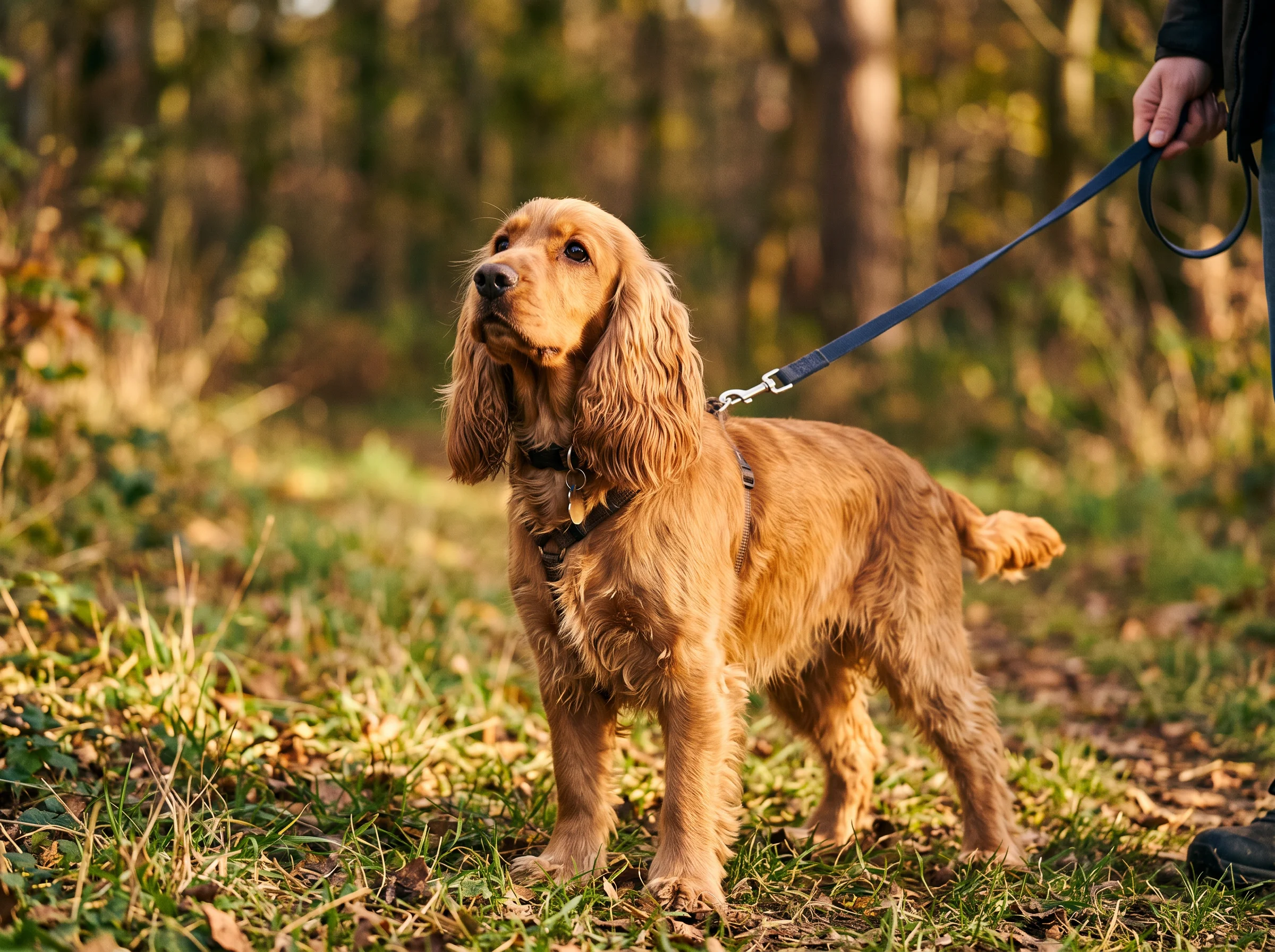 English Cocker Spaniel beim Training
