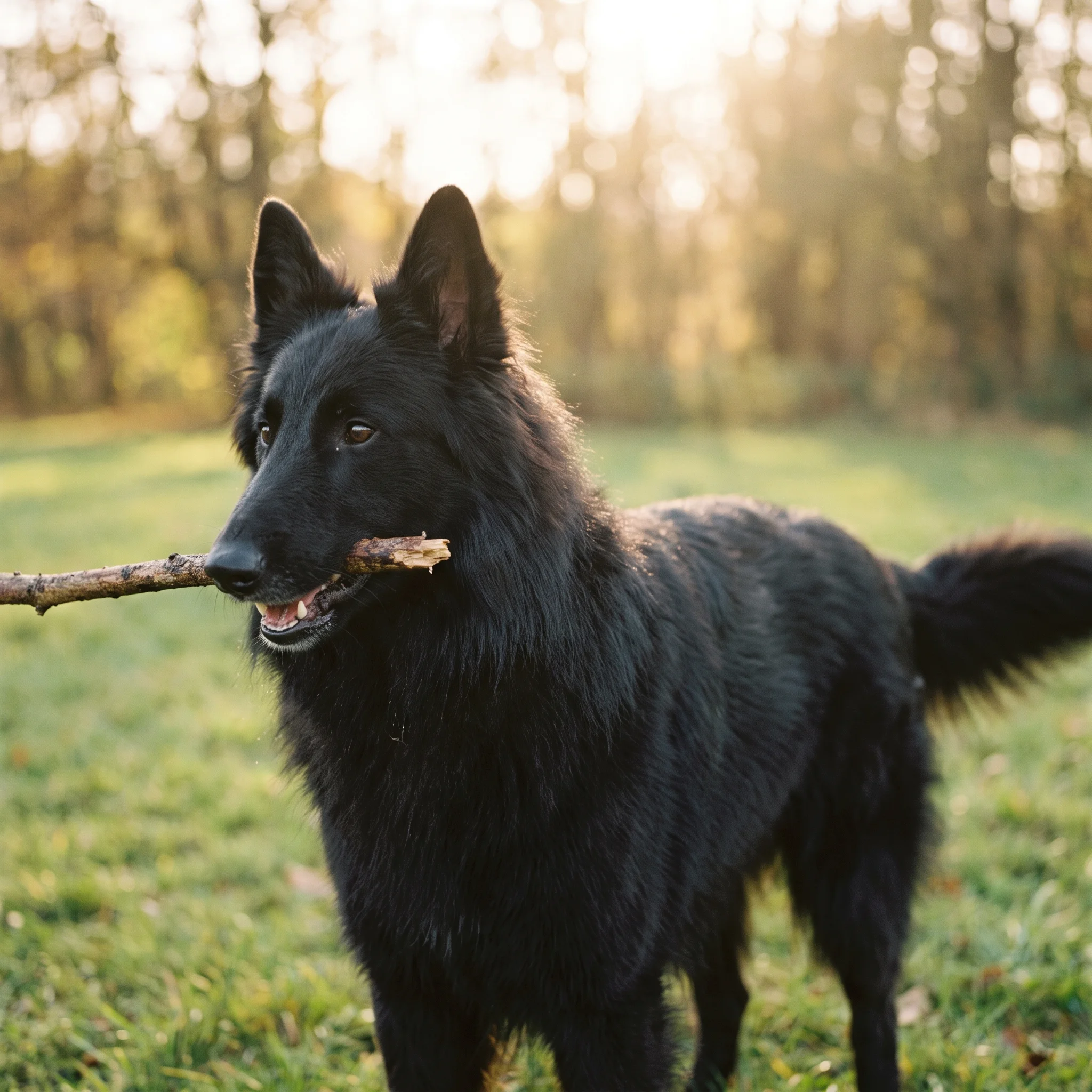 Belgischer Schäferhund (Groenendael) Der Magen kippt, und die Zeit rennt