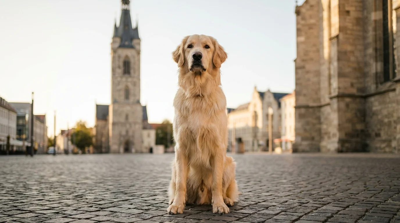 Hund in Halle (Saale)