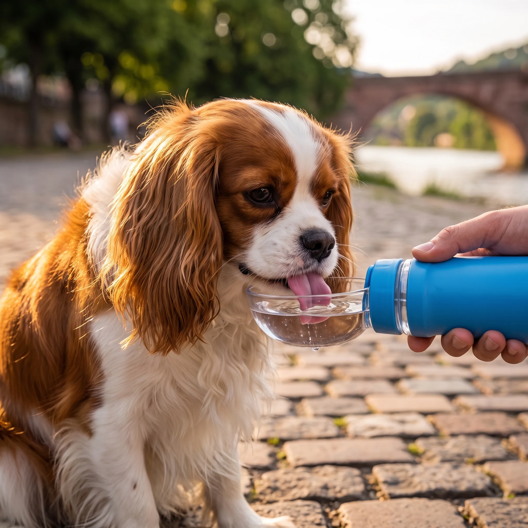 Reise-Trinkflasche für Wege am Neckar