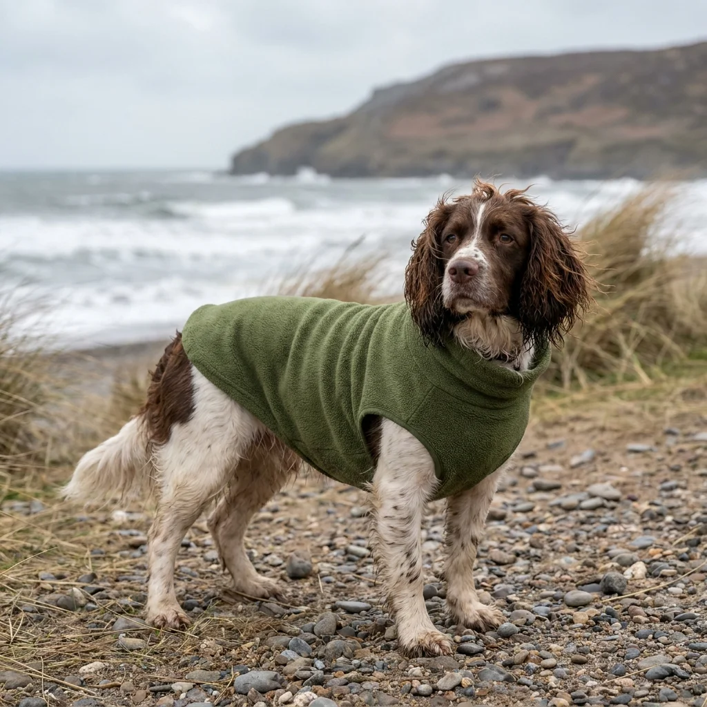 Fleece-Pullover für windige Küstentage