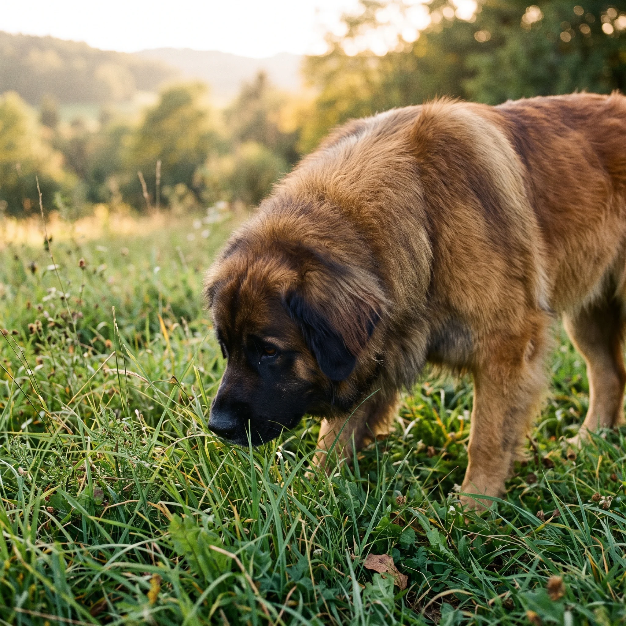 Leonberger Der Bauch bläht sich, jede Minute zählt