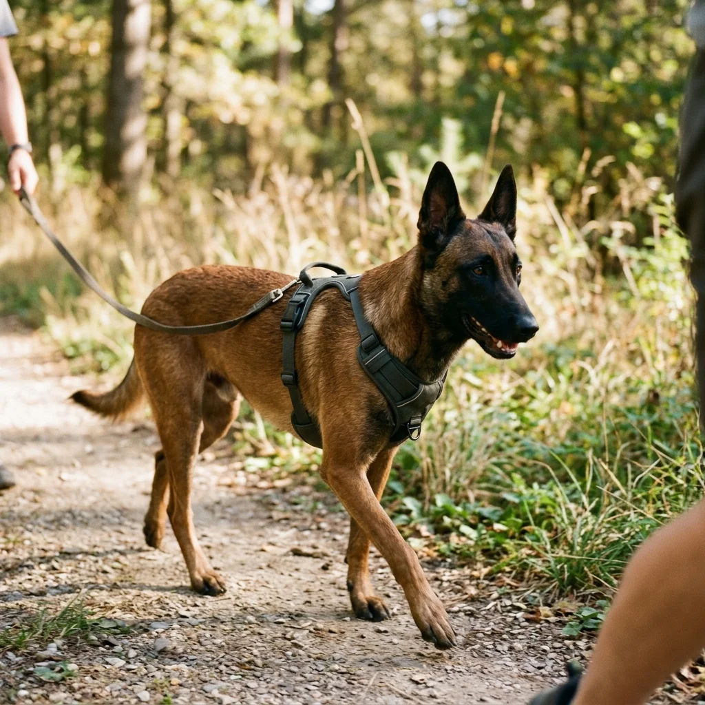 Gepolstertes Geschirr für einen kraftvollen Hund