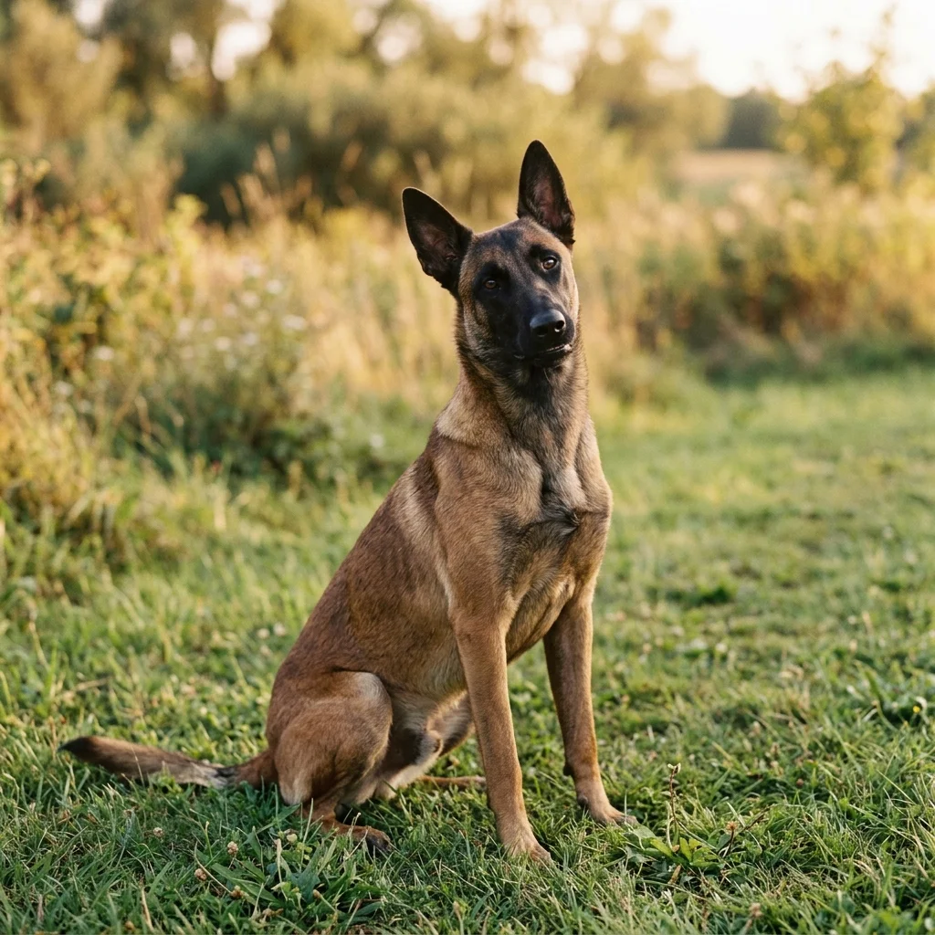 Belgischer Schäferhund (Malinois) Mitten im Training sackt er weg