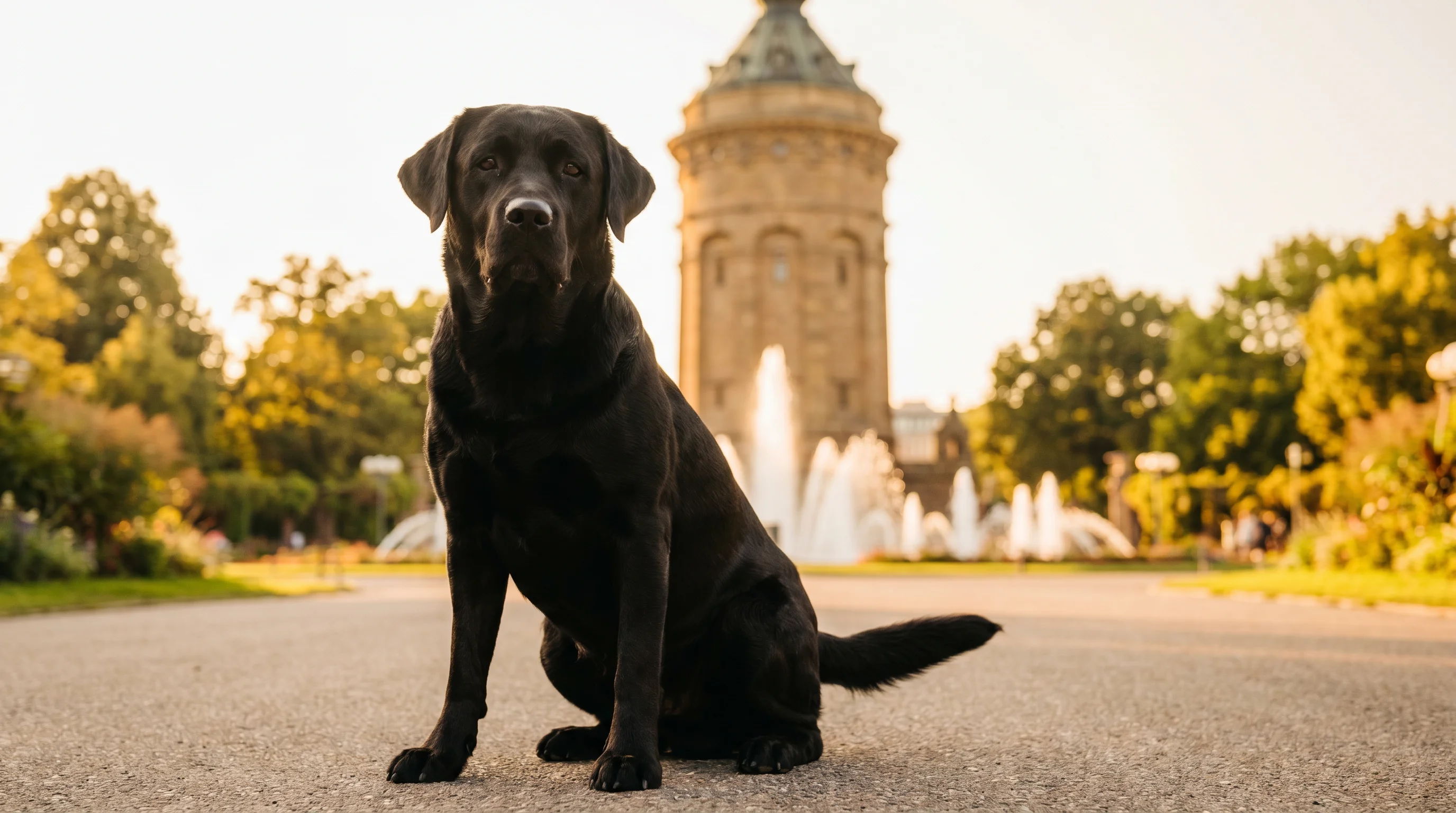 Hund in Mannheim