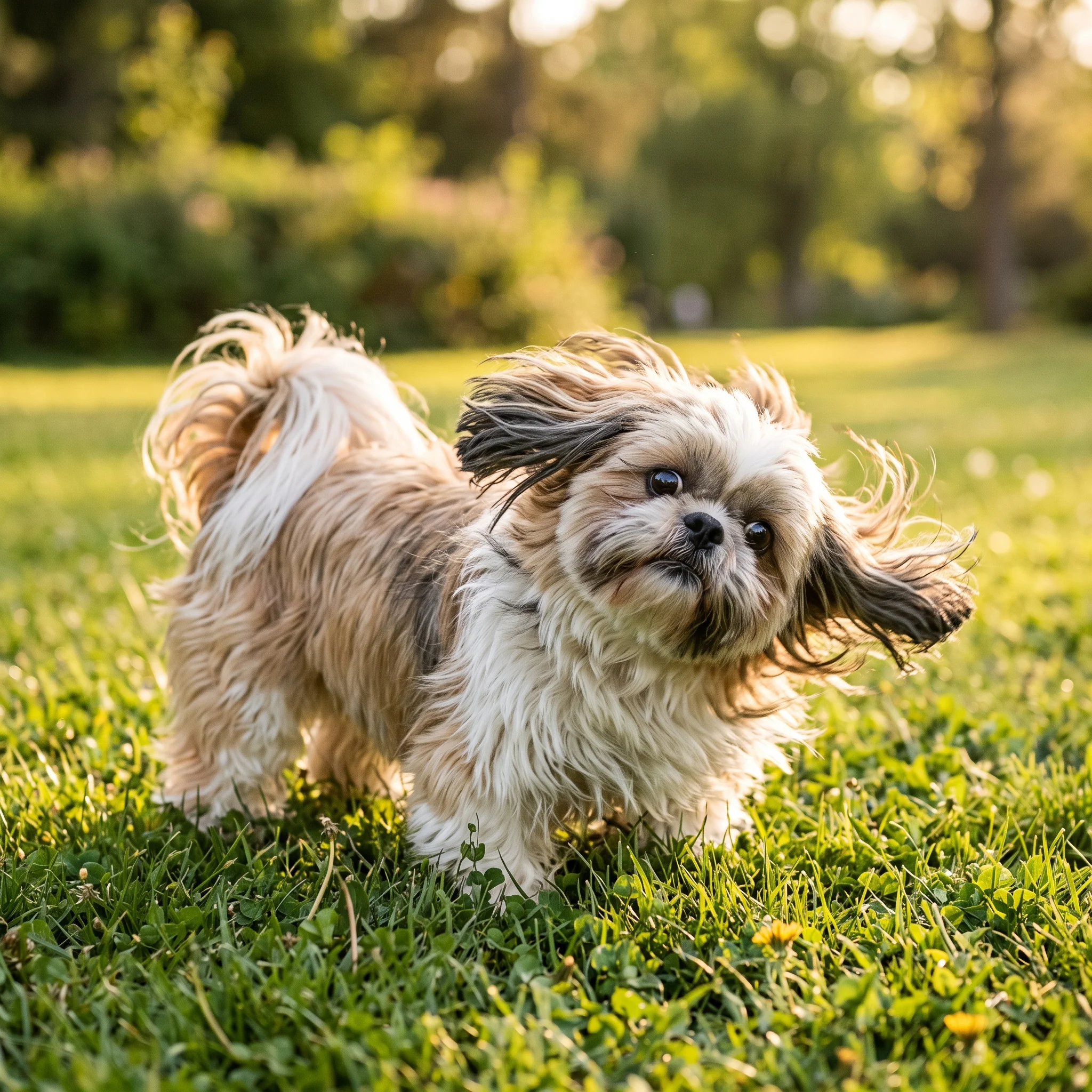 Shih Tzu Ein Kratzer, der zum Notfall wird