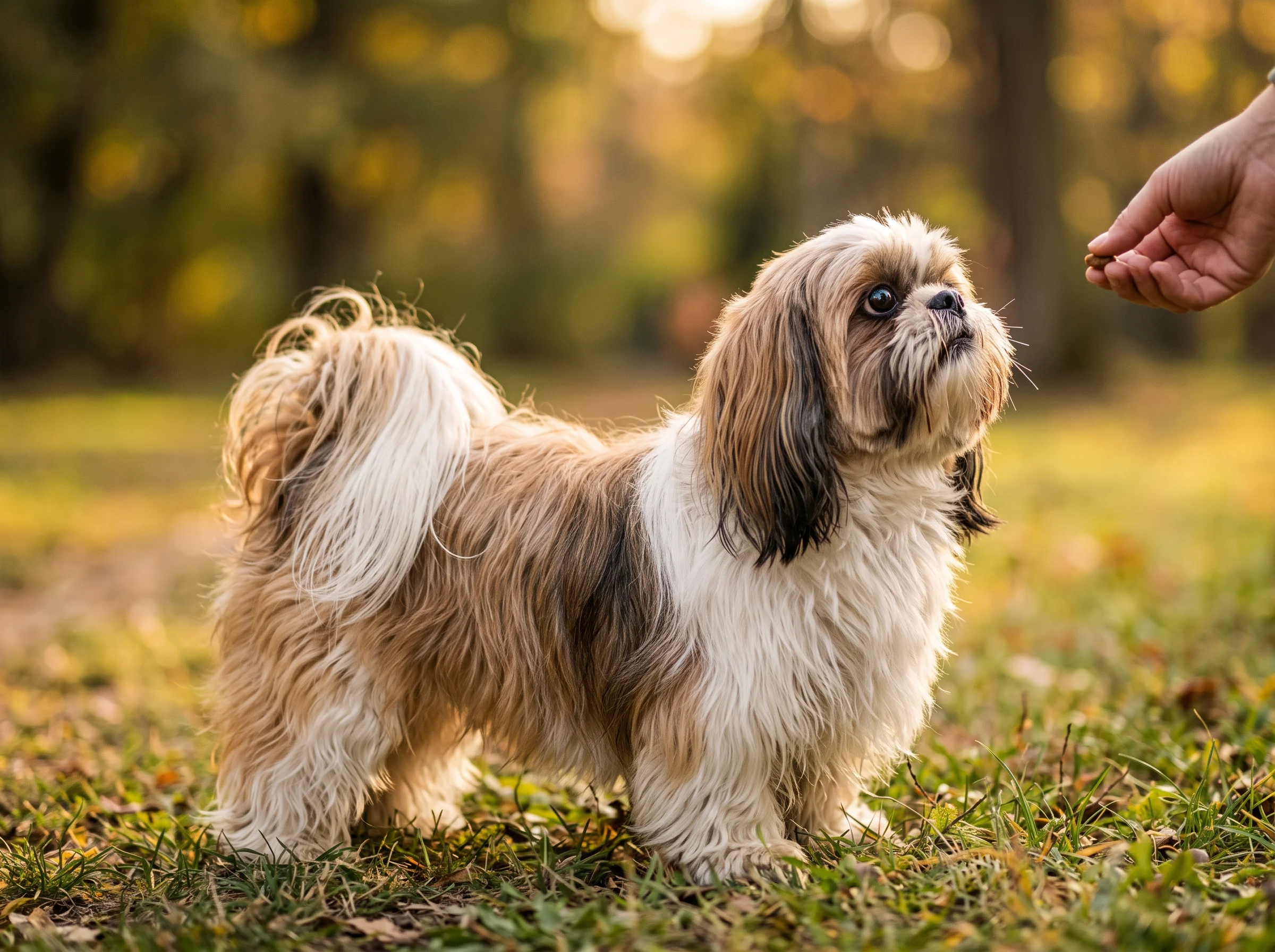 Shih Tzu beim Training