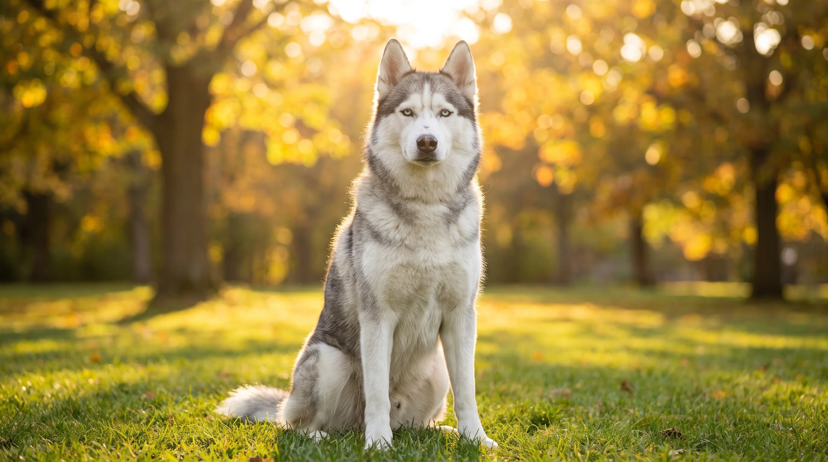 Sibirischer Husky Portrait