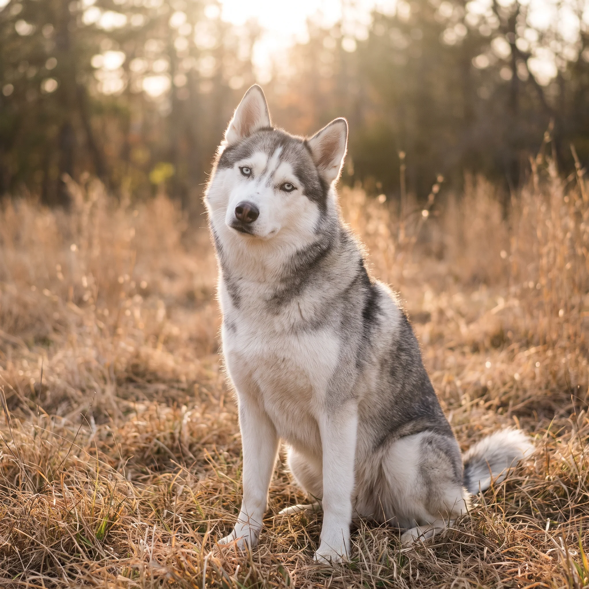 Sibirischer Husky Plötzlich zuckt der ganze Körper