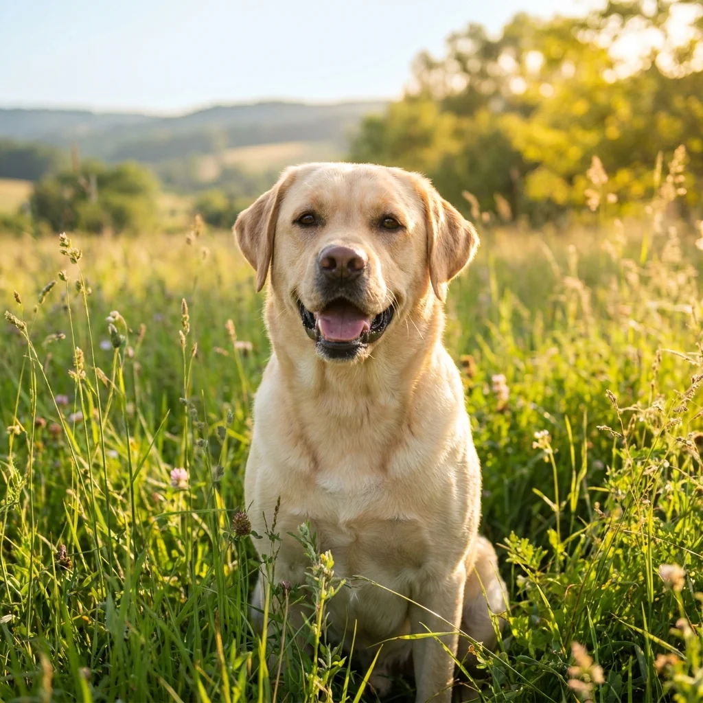 Labrador in der Natur, Zeckenschutz