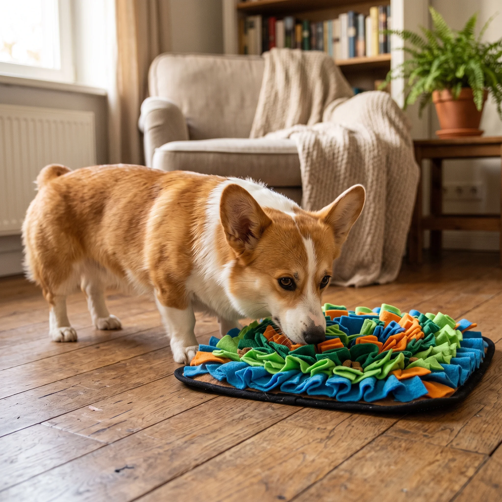 Schnüffelteppich für den Hütehundkopf