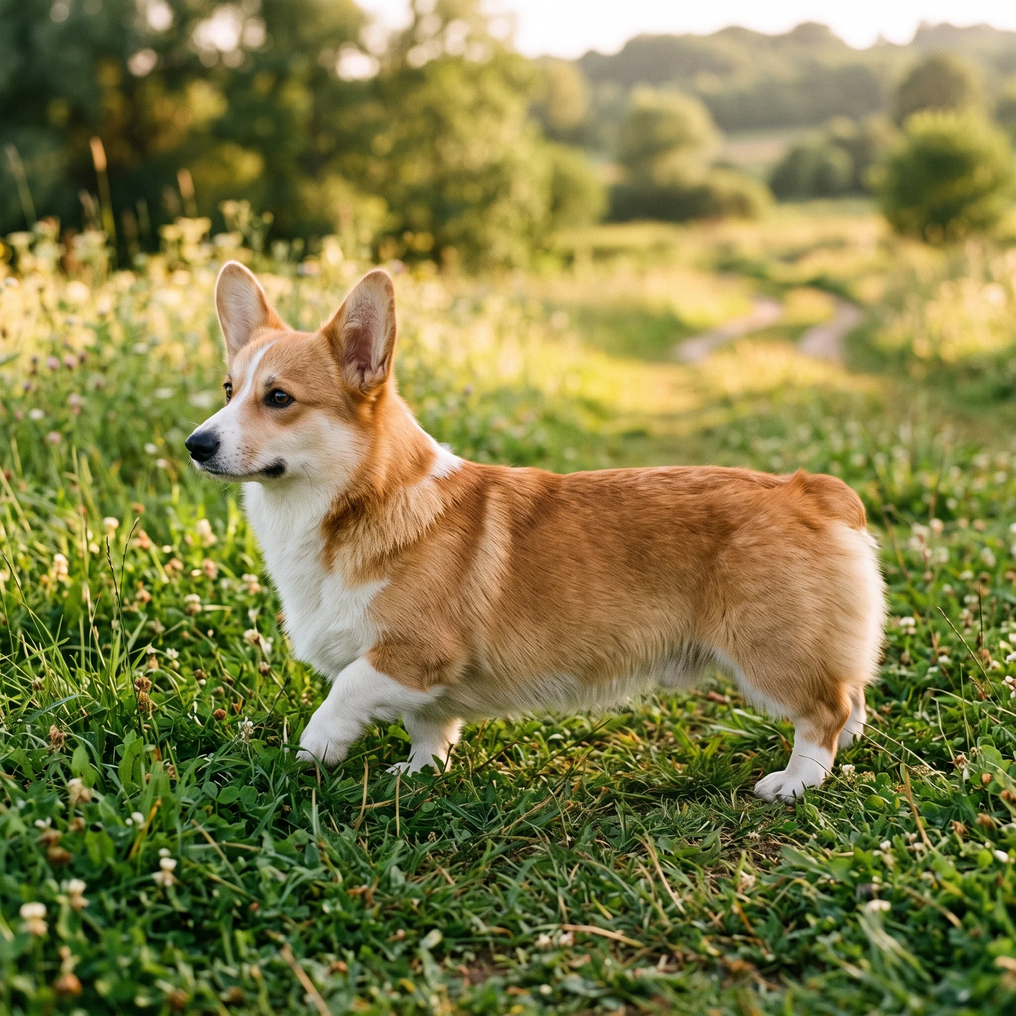 Welsh Corgi (Pembroke) Ein Sprung vom Sofa, und der Rücken gibt nach