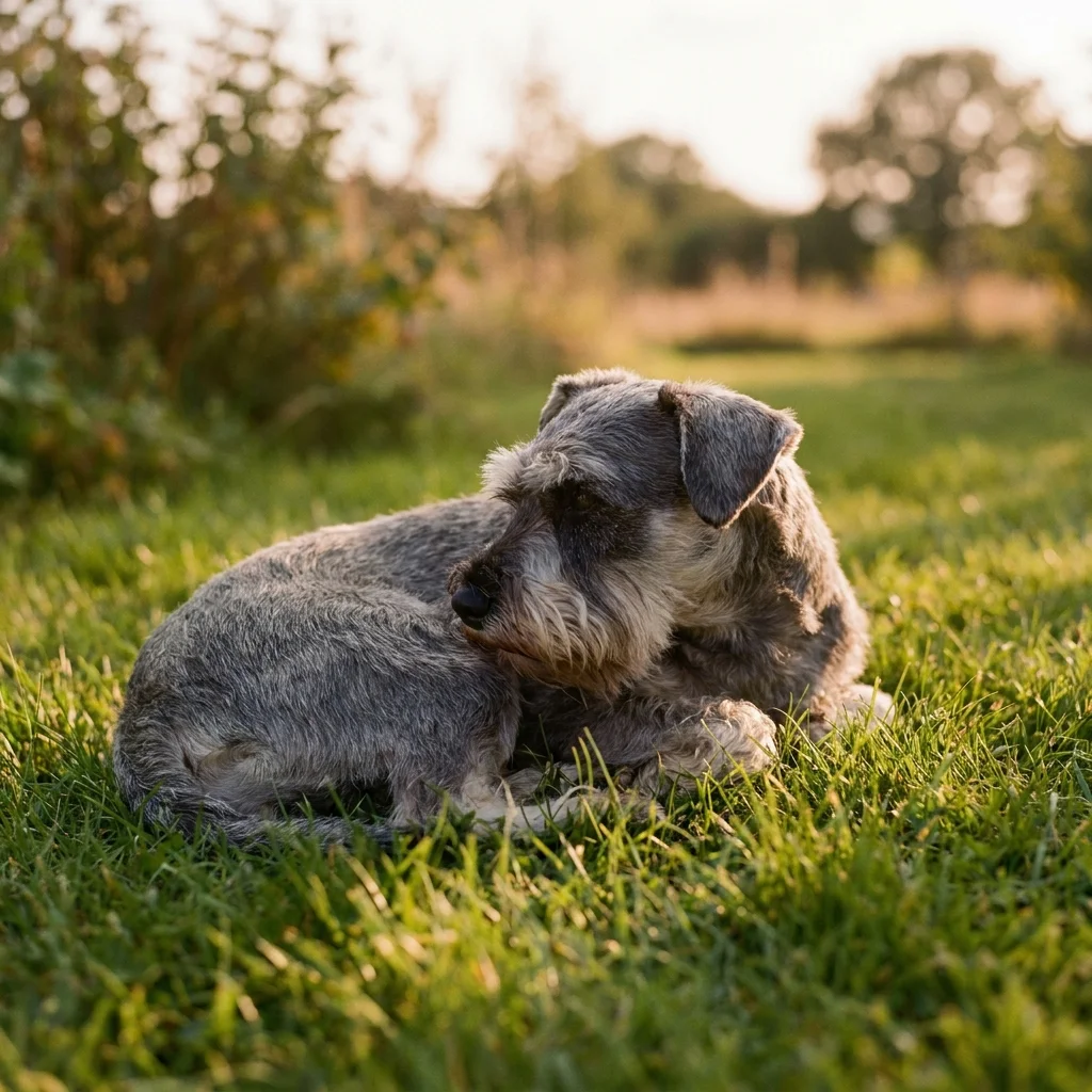 Zwergschnauzer Der Bauch wird zur Qual
