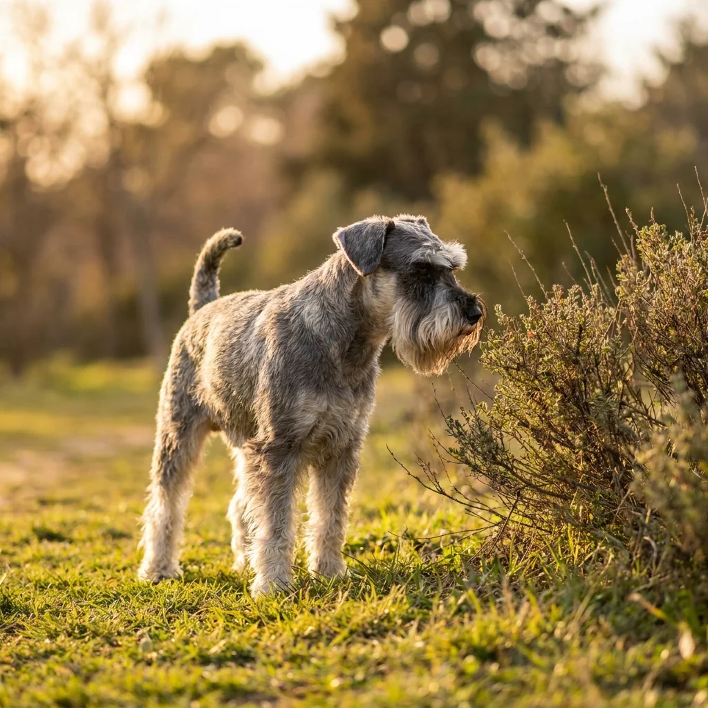 Zwergschnauzer Jeder Tropfen tut weh