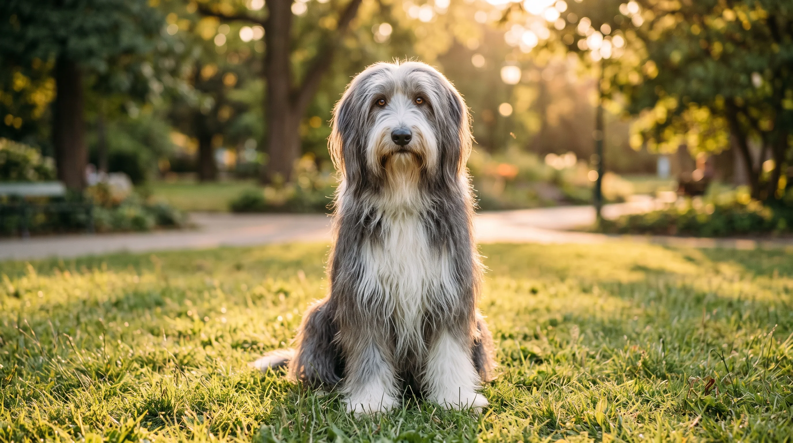 Bearded Collie Portrait