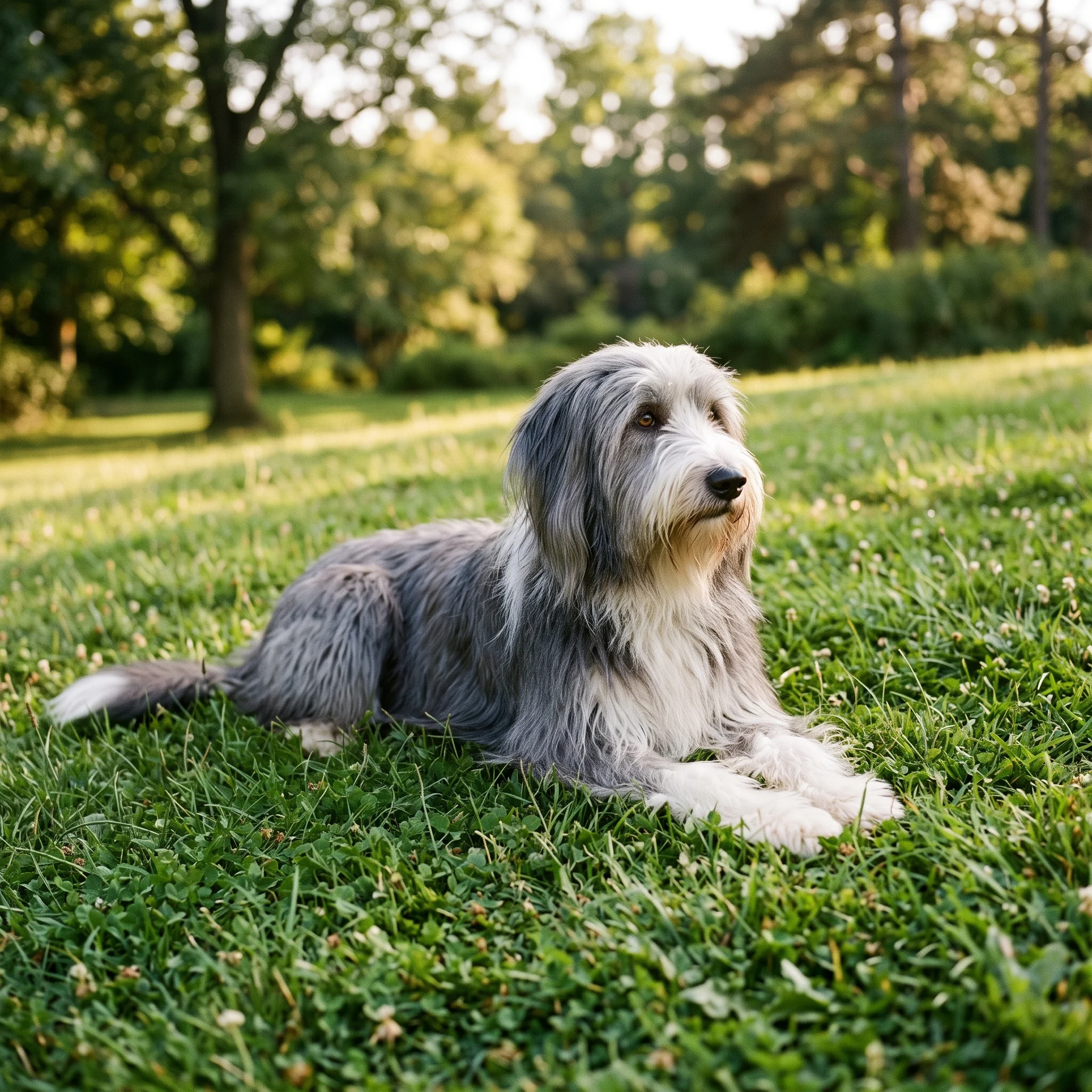 Bearded Collie Die Krallen brechen und fallen aus