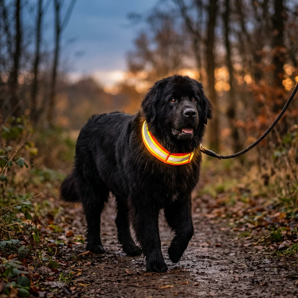 Reflektierendes Halsband für dunkle Tage