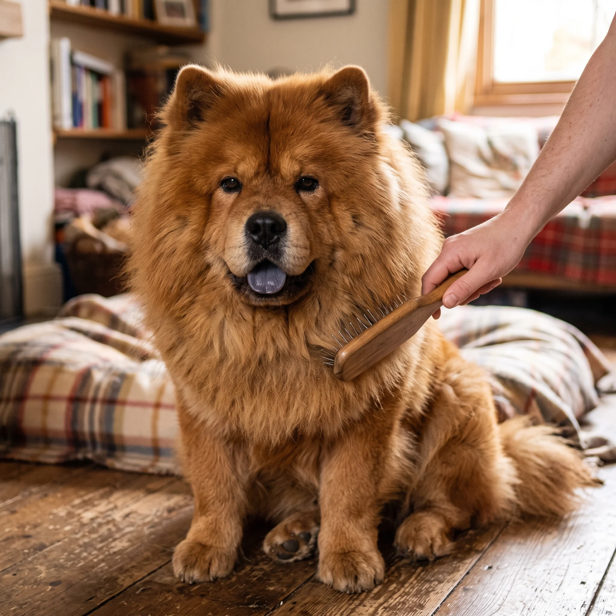 Grobe Bürste für das dichte Chow-Fell