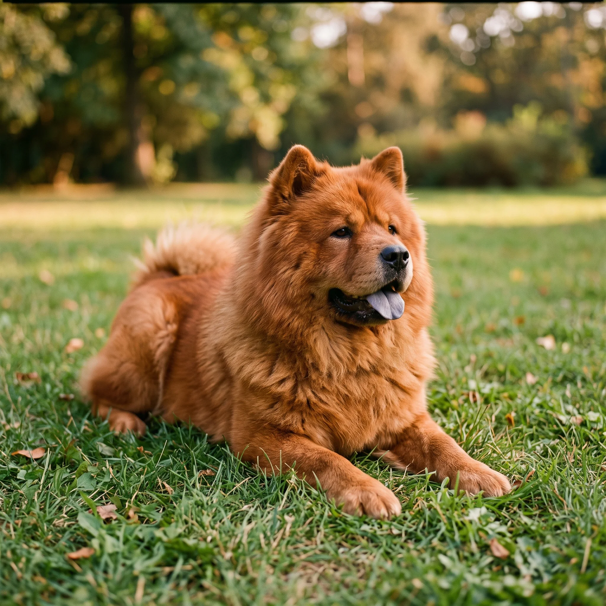 Chow Chow Die schweren Hüften geben früh nach