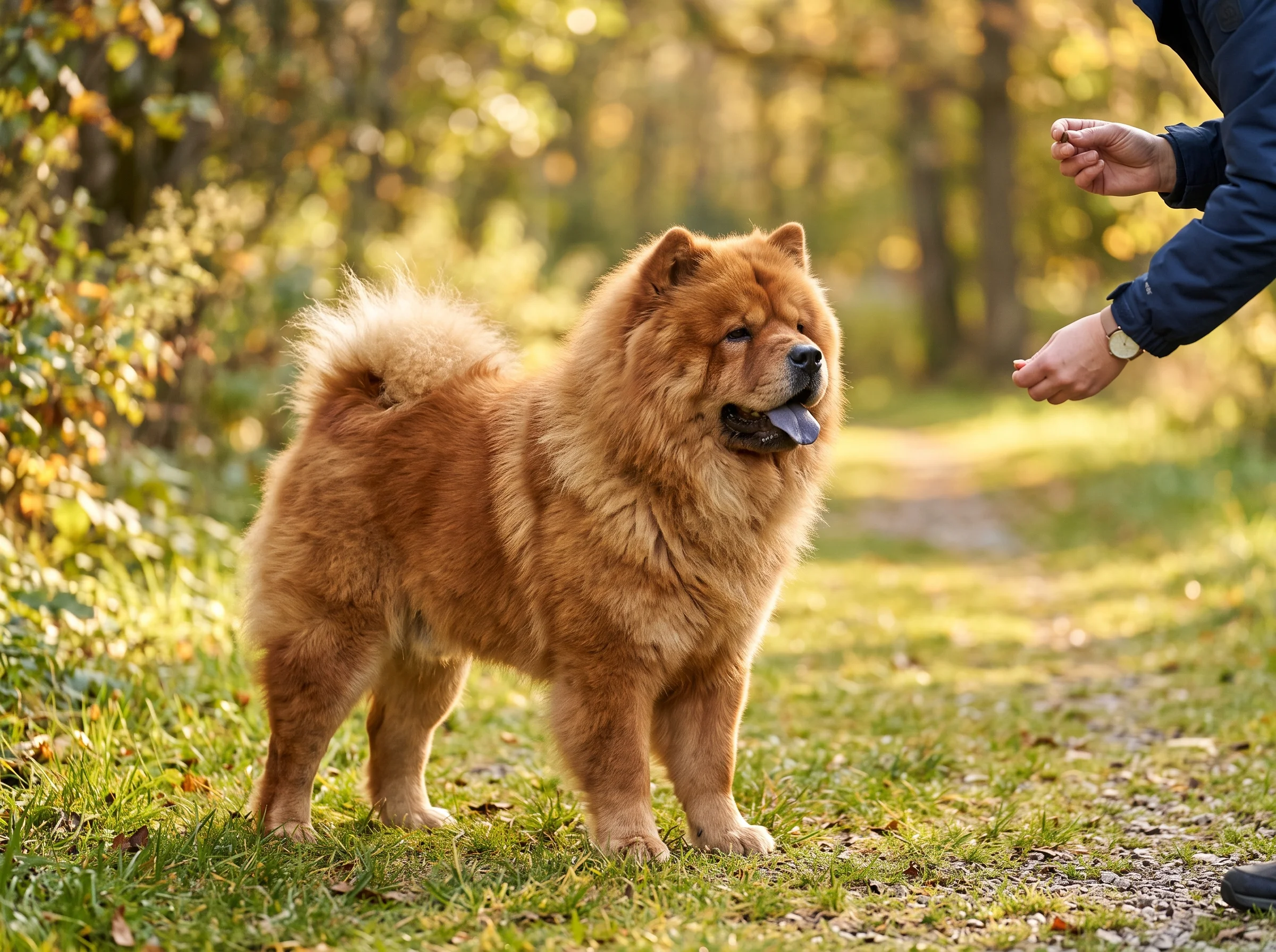 Chow Chow beim Training