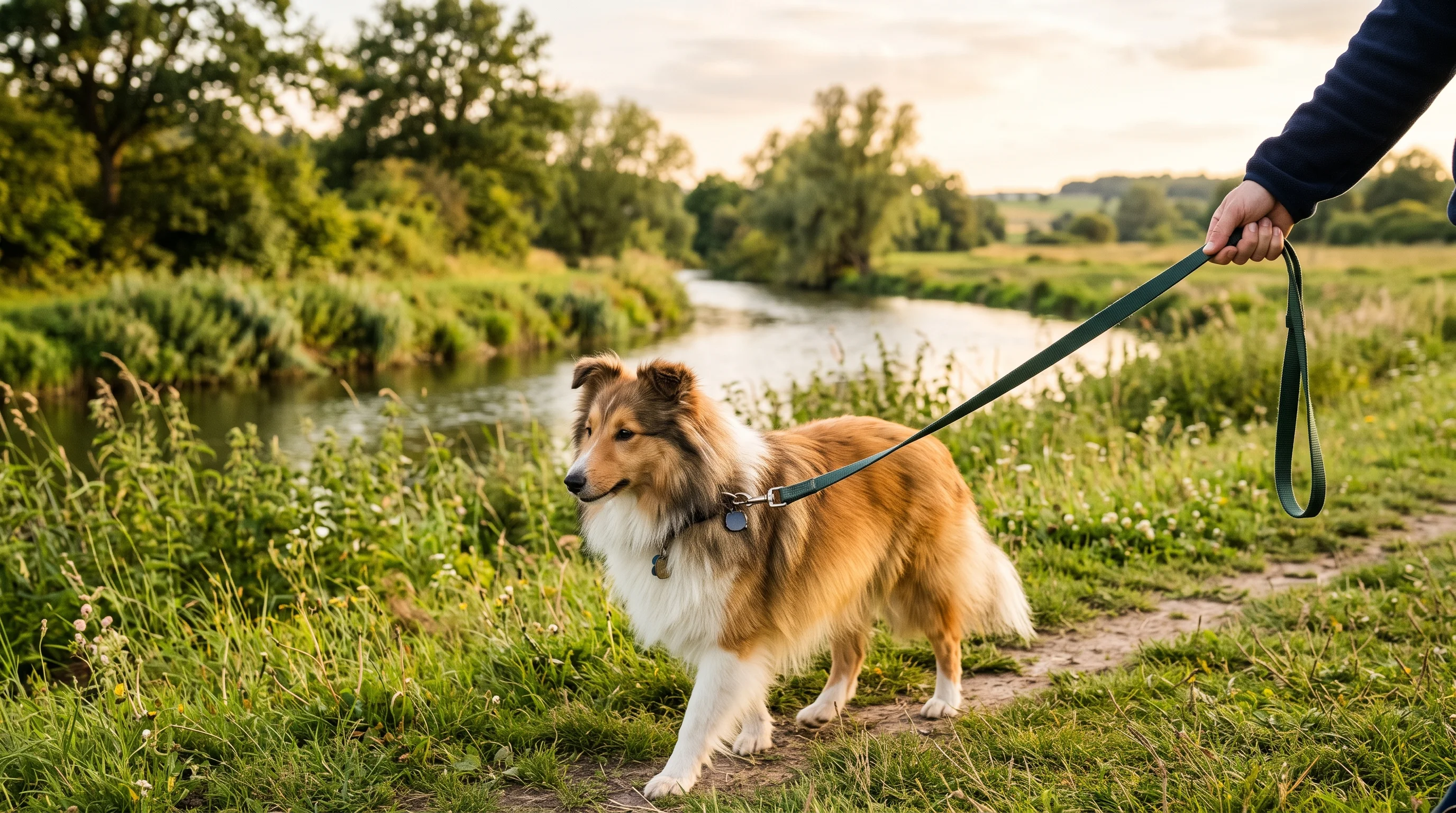 Hund und Halter in Fürth